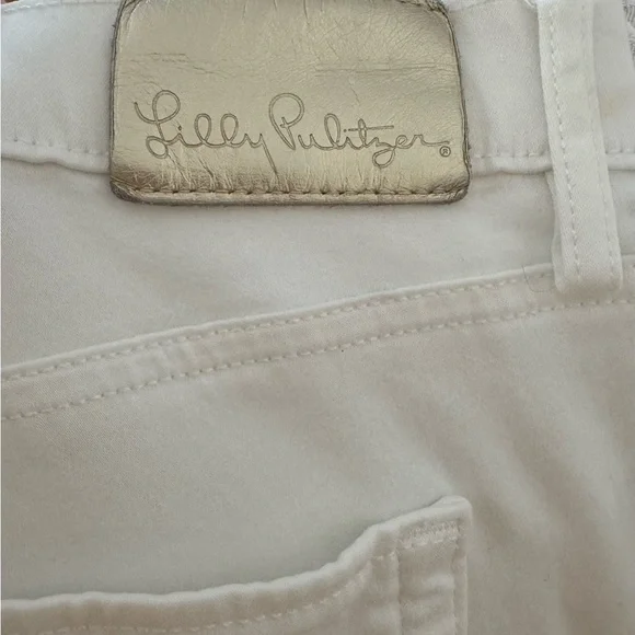 Lilly Pulitzer Bright White Ankle Straight Leg Jeans - Picture 3 of 6